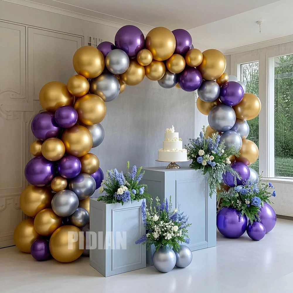 

5-18inch Metal Color Latex Balloons Baby Shower Globos Wedding Birthday Party Scene Decoration GlobosFestival Arch Layout Toys