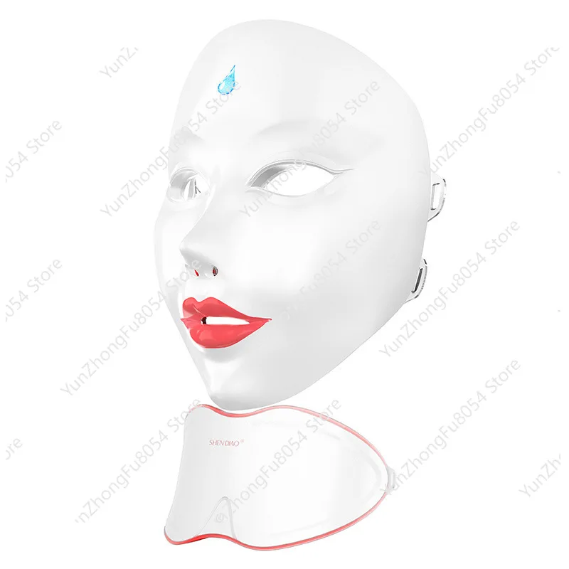 

LED beauty instrument, light belt neck spectrometer, household mask, red and blue photon full face beauty instrument