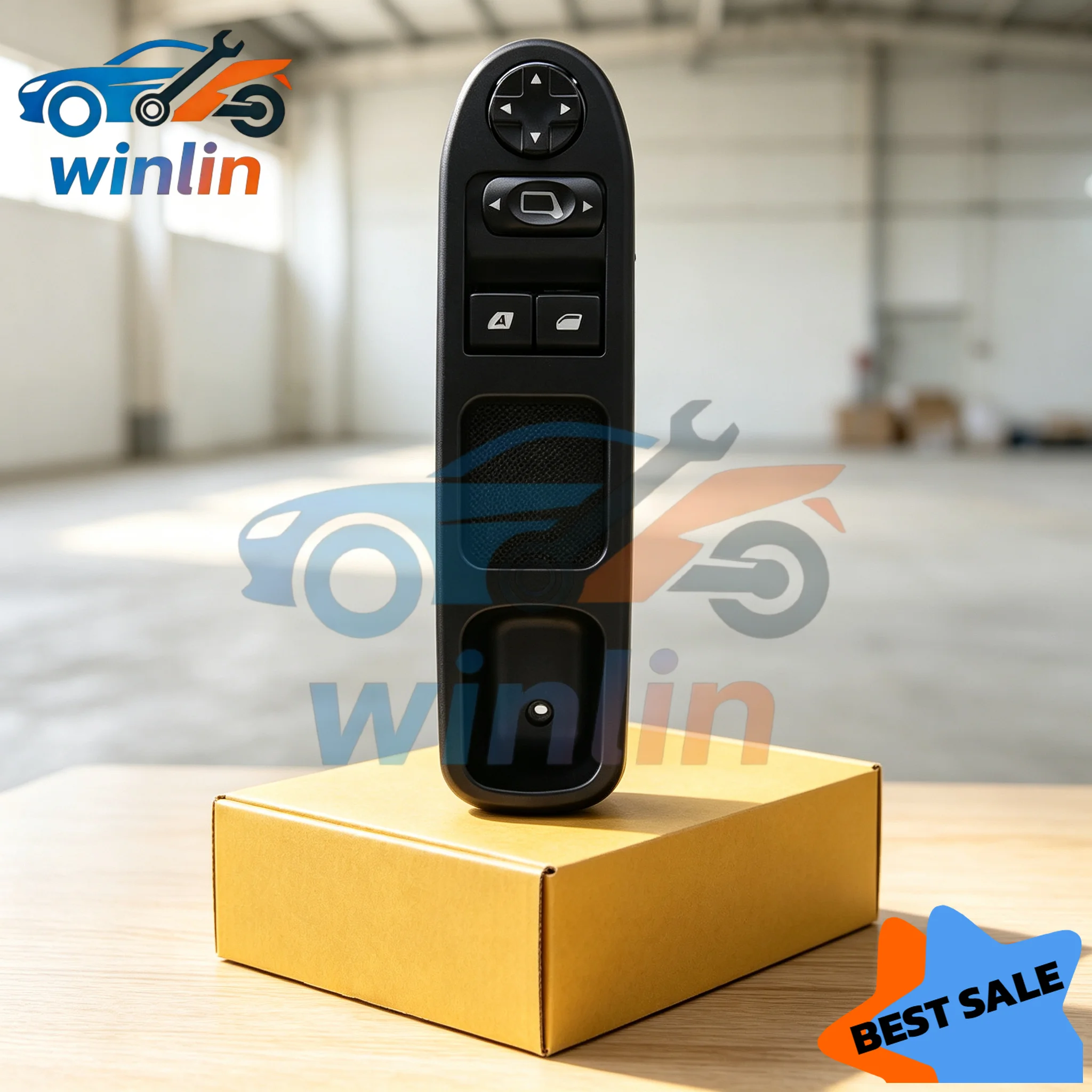 OEM  6554.QC for Peugeot 207 Citroen C3 Picasso 2007-2014 Electric Power Window Switch Regulator Lifting Button
