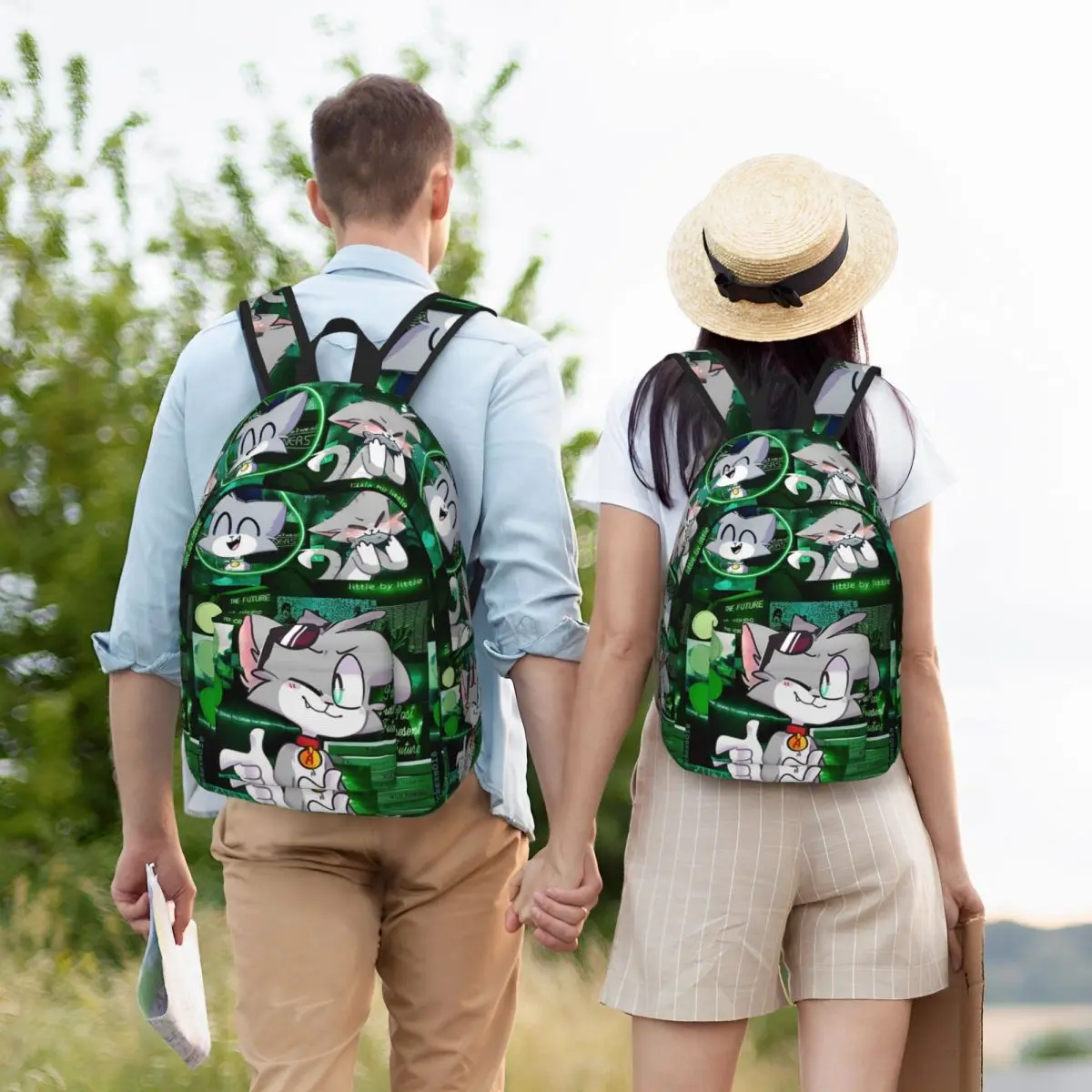 Acenix Cute Cats Zaino classico Studente sportivo Escursionismo Zaino da viaggio per uomo Donna Borse di tela per computer portatile
