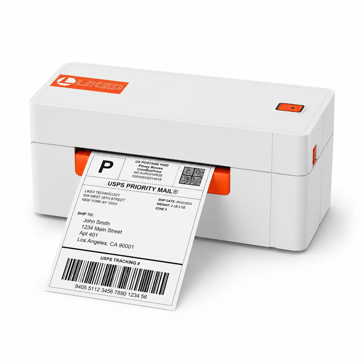 AIYIN A81 4x6 Thermal Shipping Label Printer 203DPI 150mm/s USB+Bluetooth Barcode Printer for Ecommerce Warehouse