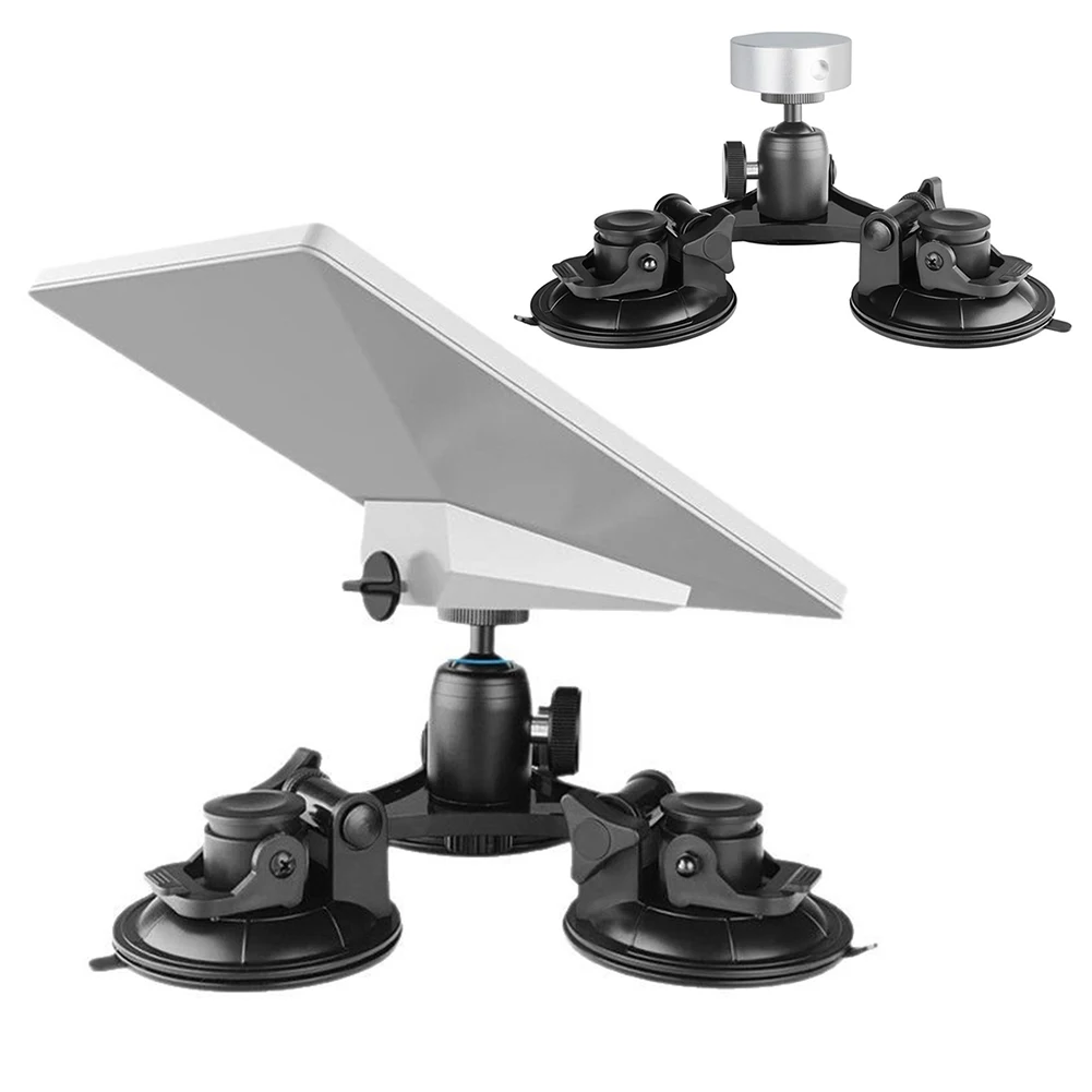

For Mini Rotatable Mounting Bracket with Adapter Portable Tripod Set Wear Resist Roof Signal Receiver Holder Travel Use