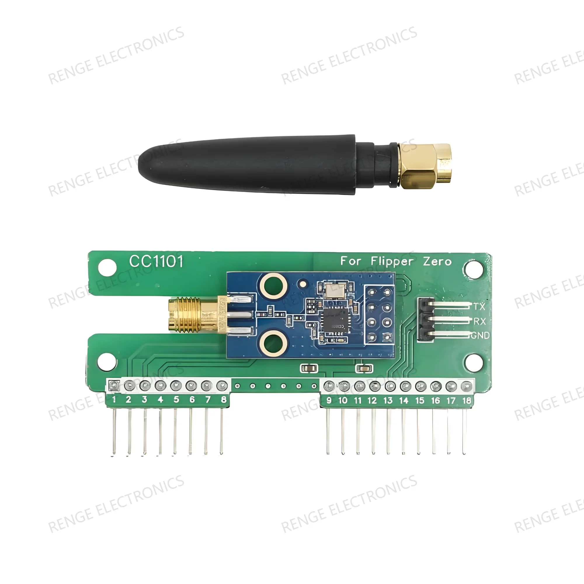 CC1101 Sub-GHz GPIO Antenna Accessory for Flipper Zero External Development Board Attachment Electronic Modules and Kits - view 3