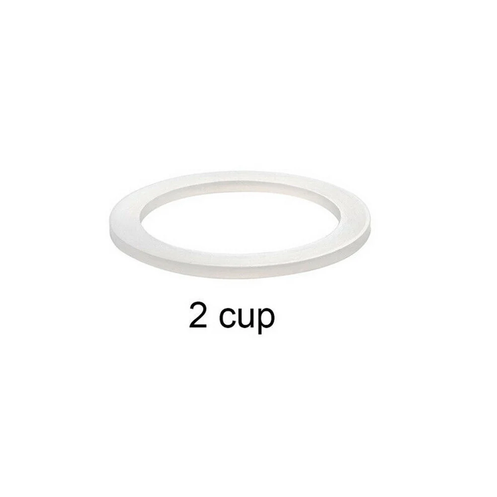 Sello de junta de olla Moka para café Espresso, anillo de goma de silicona superior, reemplazo Flexible, utensilios de café de 1-12 tazas