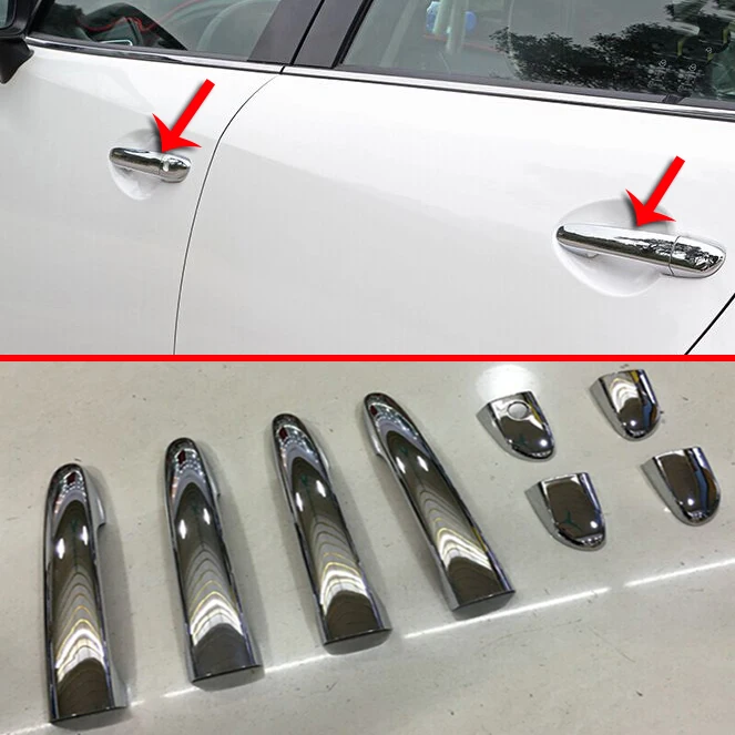 

For Mazda 2 Demio DJ DL 2015 2016 2017 ABS Chrome Door Handle Cover Trim Car Accessories Stickers W4