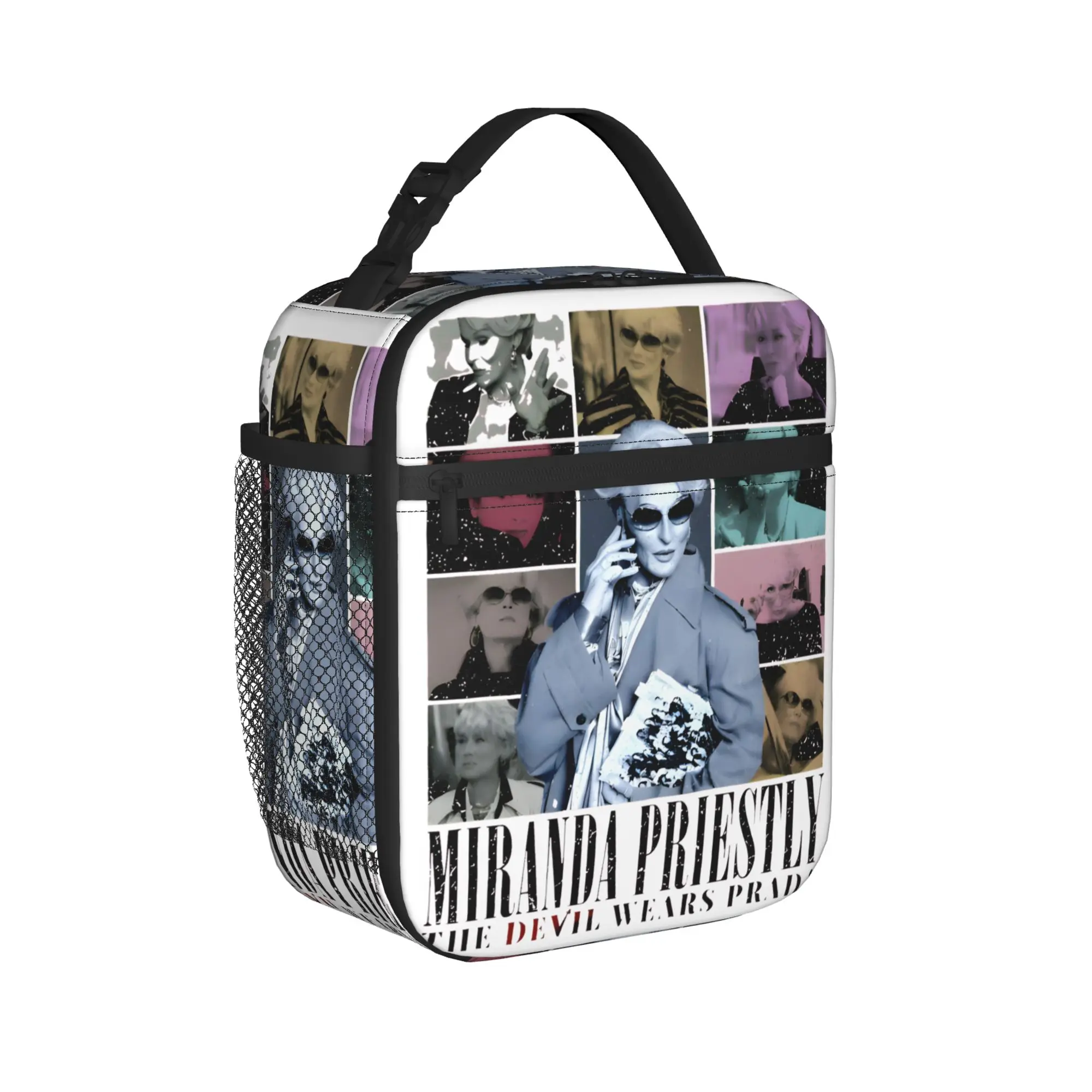 

The Devil Wears Meryl Streep Anne Thermal Insulated Lunch Bags for Picnic Portable Food Bag Container Thermal Cooler Lunch Boxes