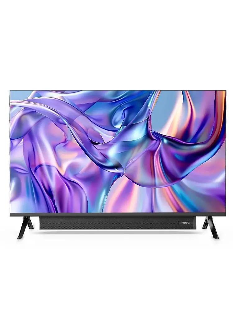 تلفزيون ذكي KONKA مقاس 32 بوصة مع قوة مكبر صوت مدمج من Samsung HDR10 صوت مسرحي ديناميكي لمشاهدة الأفلام والتلفزيون الرقمي LED