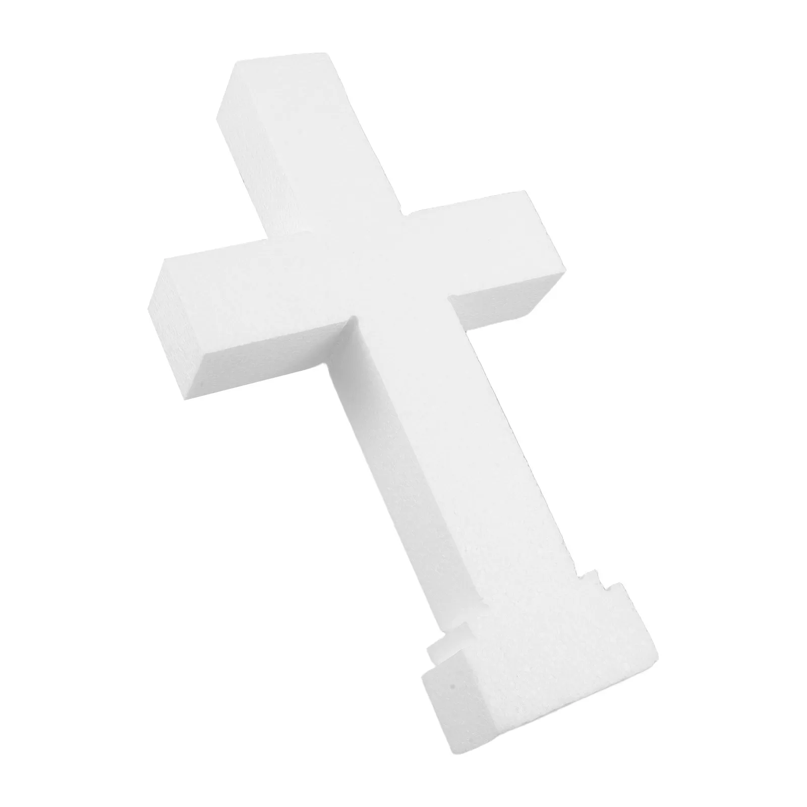Foam Cross Blank Unfinished 17 Point 3 by 11 Point 8 Inch DIY First Communion Church Decoration