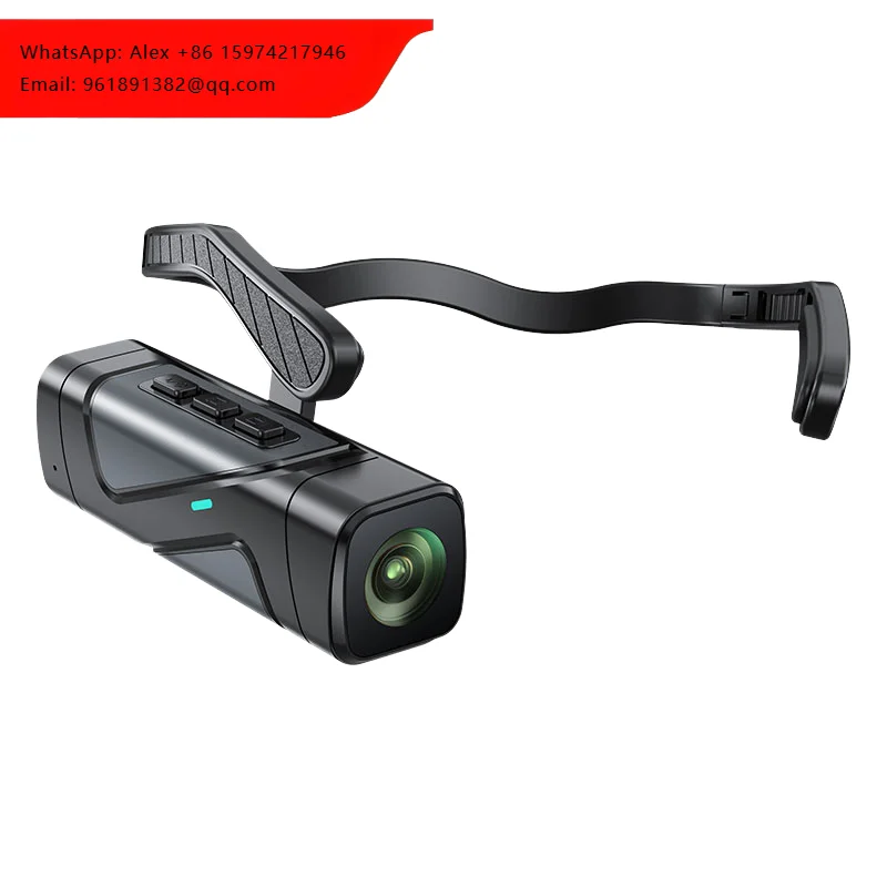 

High Definition 4K Head Mounted Sports Action Camera With Wide Angle 5K 60fps Supports Card Recording And Wifi Connection