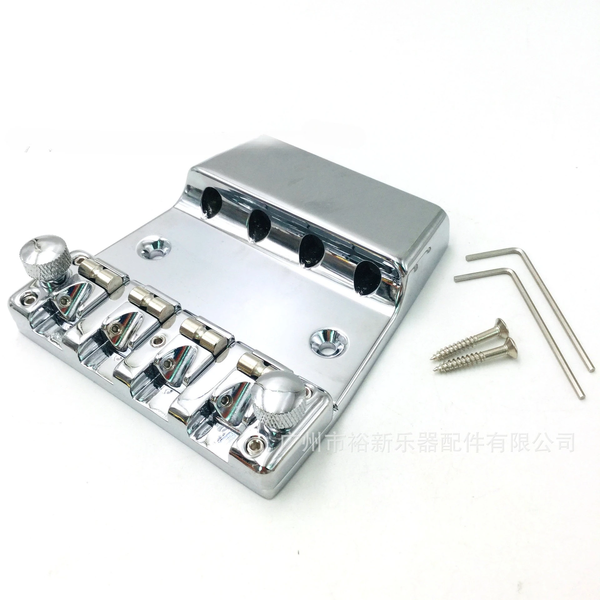 

Electric Guitar Bridge Bass String Bridge Lower Horse Silver Shoe-shaped 4-string Electric Bass Bridge Tailpiece