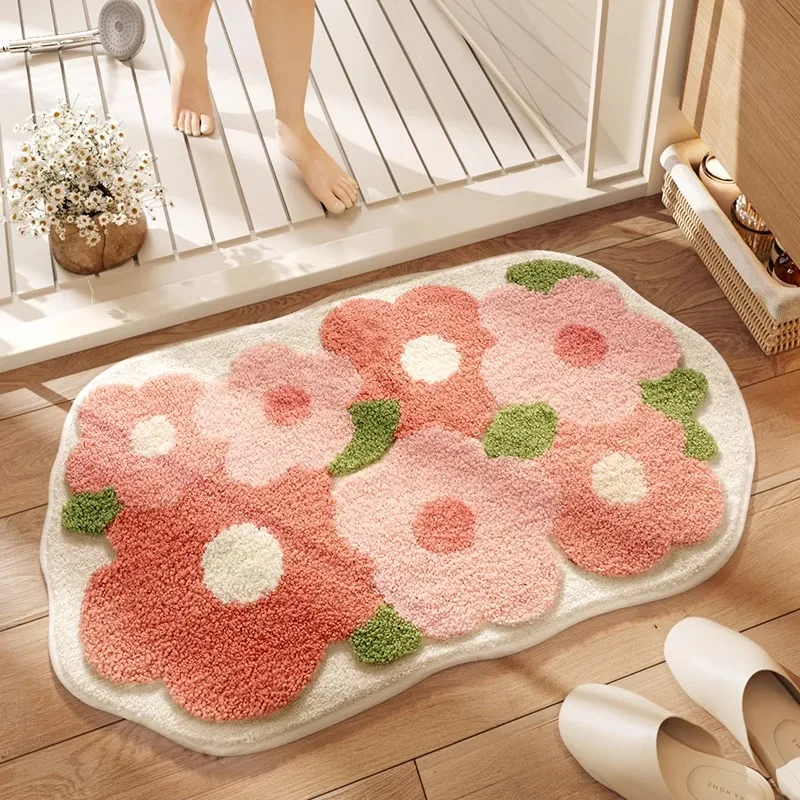 Dajiang Floor Mat Bathroom Non-Slip Mat Strong Absorbent Carpet Bathroom Floor Mat