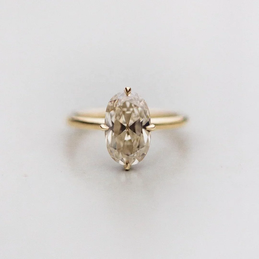 Vintage white moissanite casted 3.5 ct 11.5x7mm Main Stone 8h&8a oval cut moissanite halo ring 14k yellow gold ring