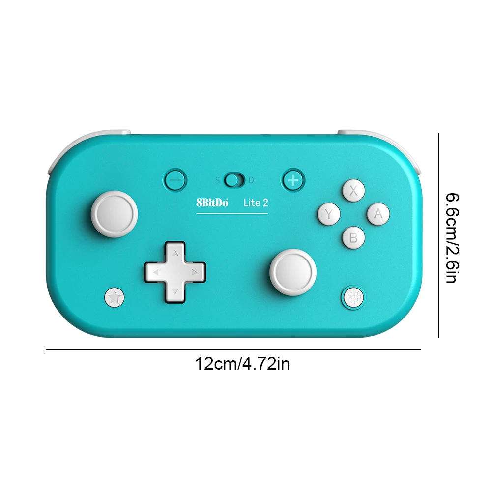 8BitDo Lite 2 BT Gamepad مع أجهزة التحكم في الحركة المحركات الخطية الاهتزاز وحدة تحكم لاسلكية وحدة تحكم الألعاب اللاسلكية للتبديل