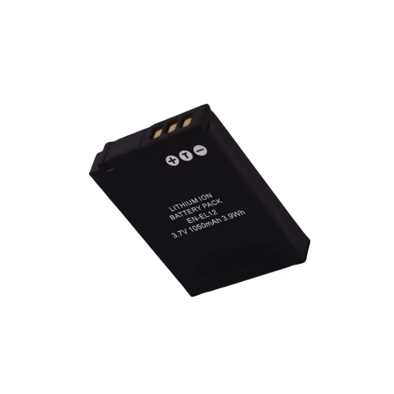 EN-EL12 1050mAh para Nikon Coolpix S9600 P330 P340 AW130 S8000 S8100 S8200 S8300 Substituição completa decodificada para Nikon ENEL12