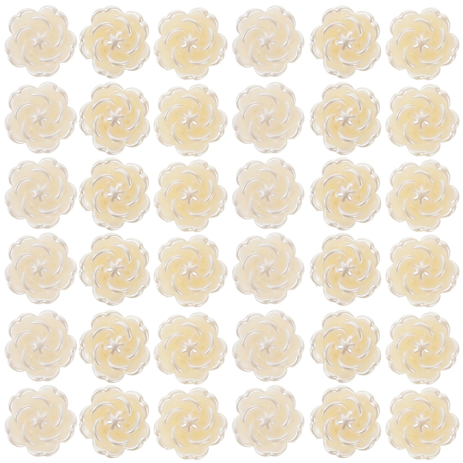 100Pcs Small Rose Charms DIY Craft Material Resin Phone Shell Decorations for Handmade Case Hairpin Shoe Embellishments