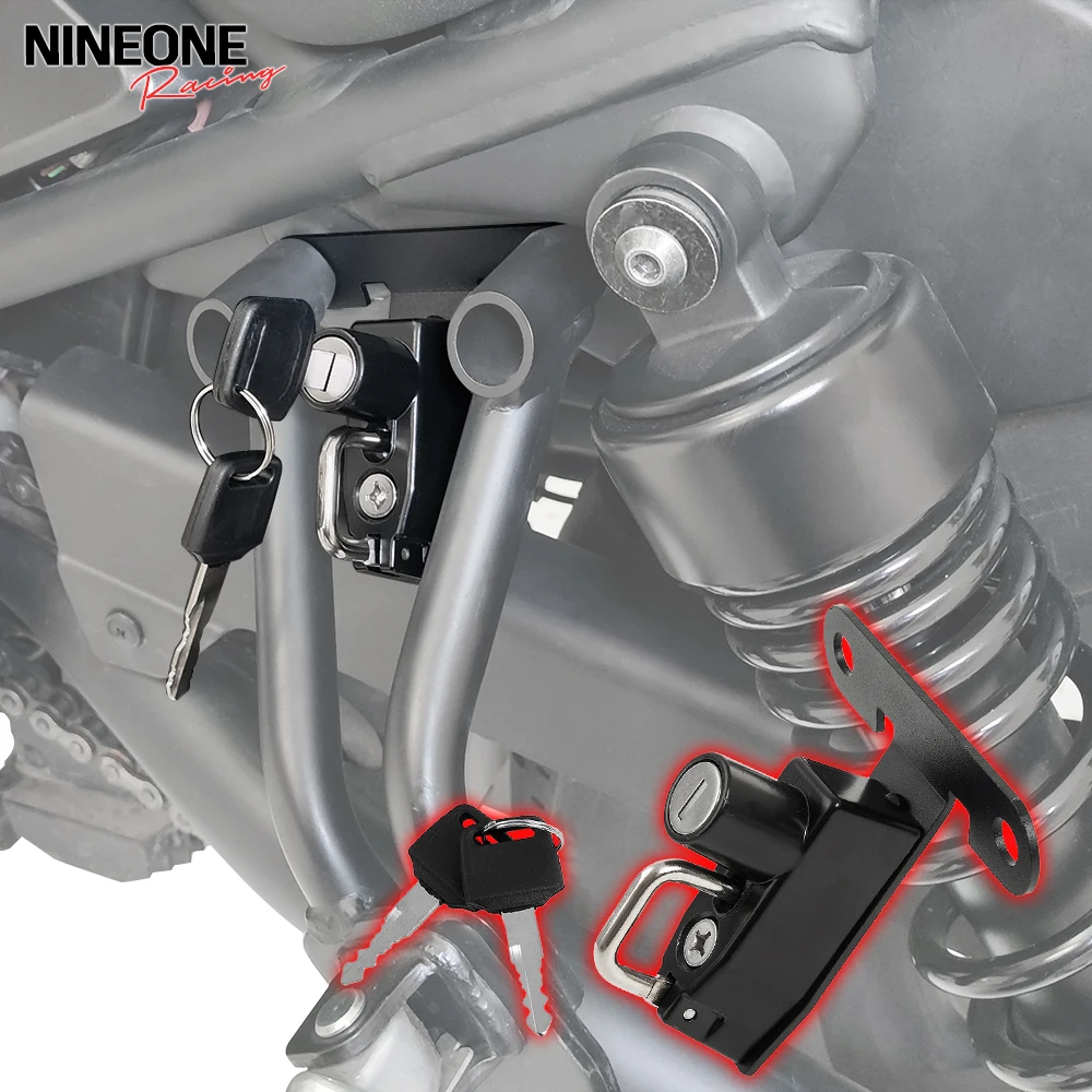 

Подходит для Honda REBEL CMX 250 300 500 2017-2026, комплект замков для мотоциклетных шлемов, противоугонный замок, защита от ржавчины, прочный.