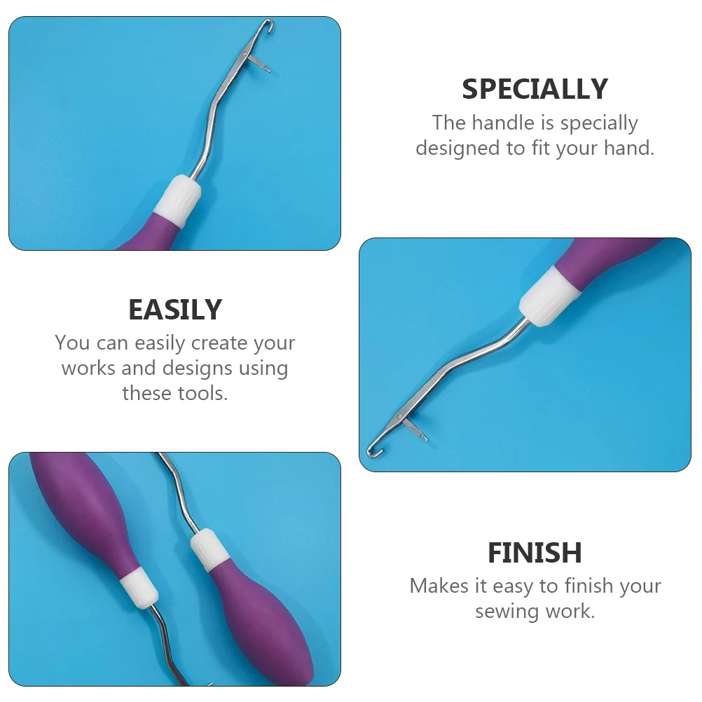 سيليكون البولينج حبل عراف أداة مقبض مريح للخياطة Diy بها بنفسك الكروشيه الإبر الحياكة خياطة جهاز الحرف اليدوية #3