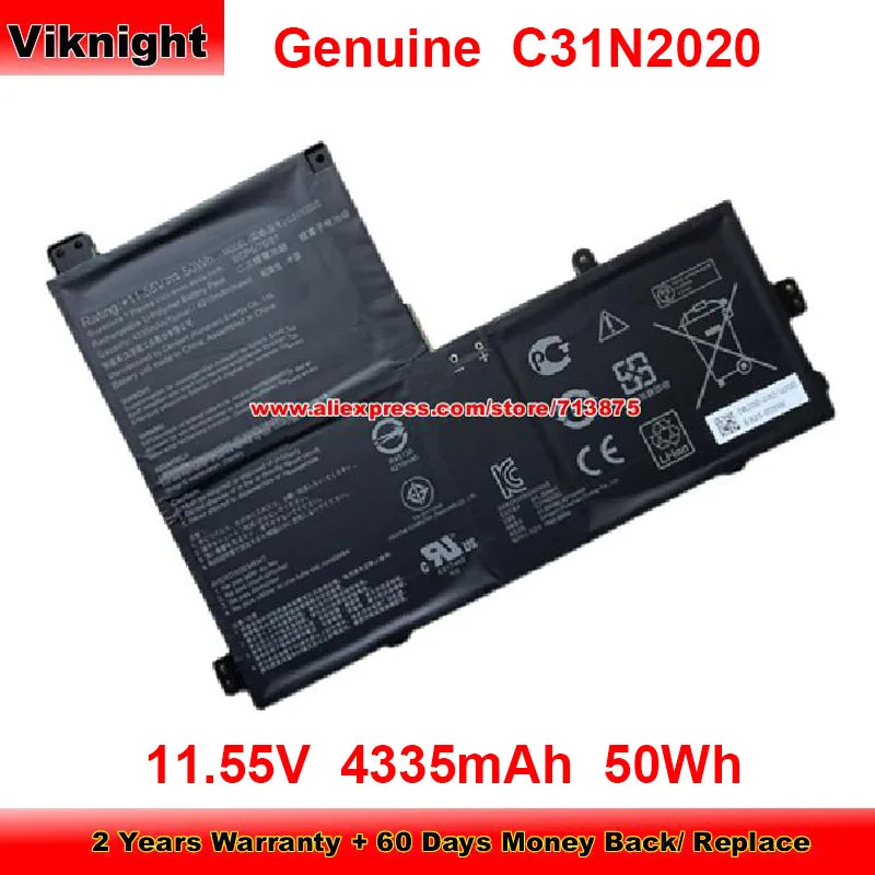 

Genuine C31N2020 Battery for Asus CM1400FXA-EC0023 CM1500CX C31N2020-1 3ICP5/70/81 11.55V 4335mAh 50Wh