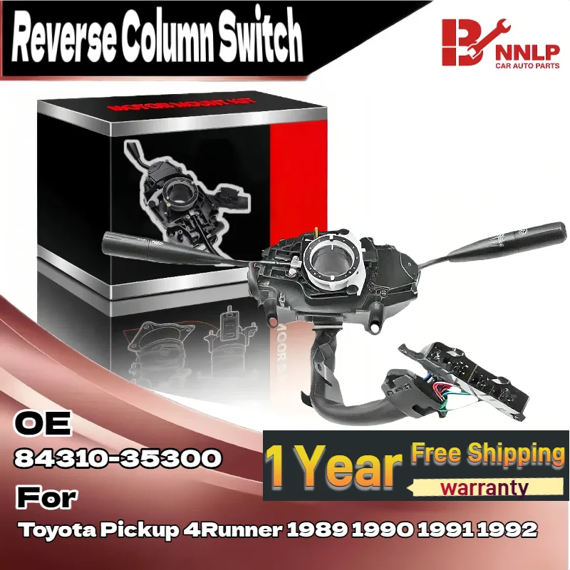 

1x передний боковой переключатель указателя поворота для Toyota Pickup 4Runner 1989 1990 1991 1992, 84310-35300 с левым рулем