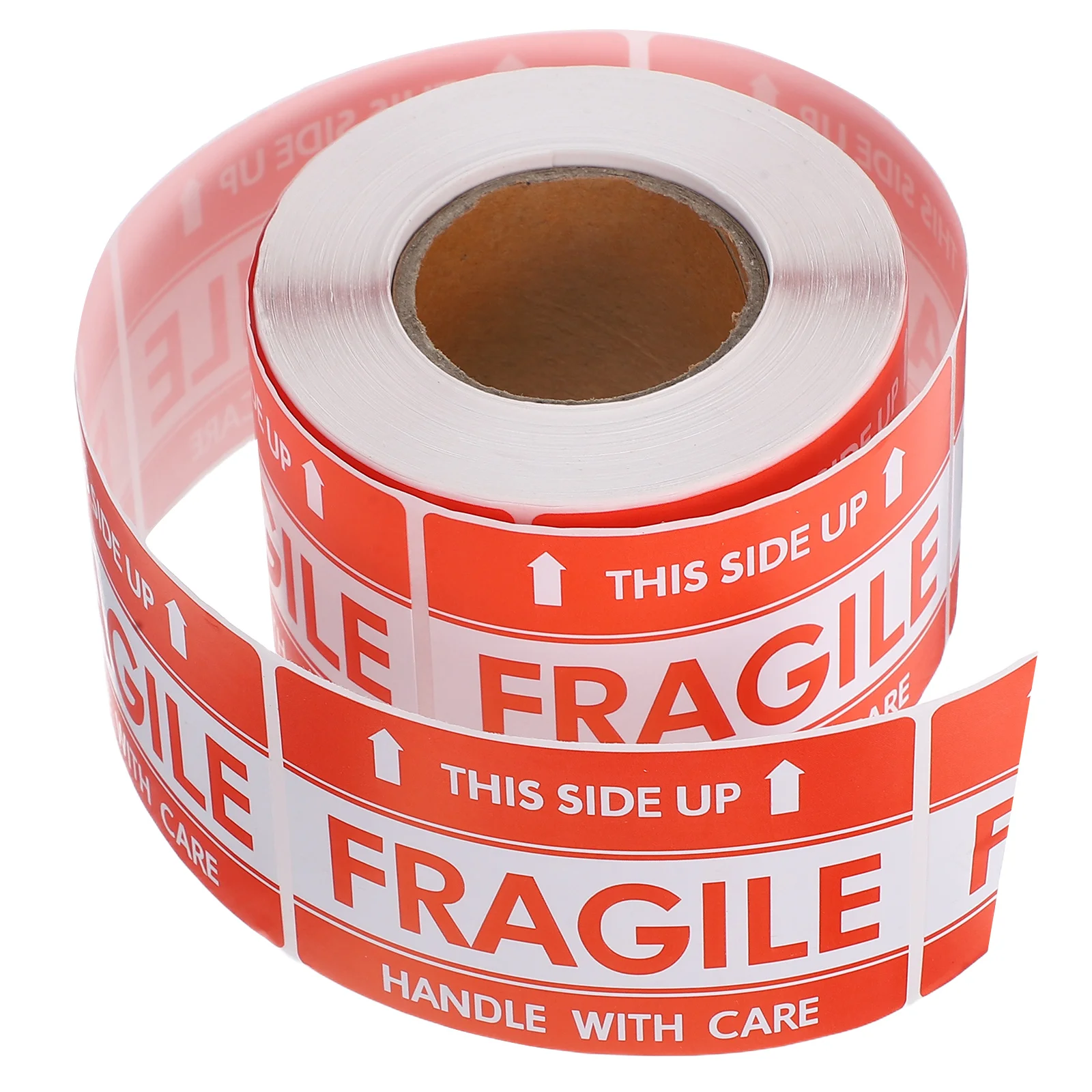 

Fragile Reminder Labels Red for Shipping Logistics Mailing Care Stickers Suitable Express Warehousing Moving Folder Tags