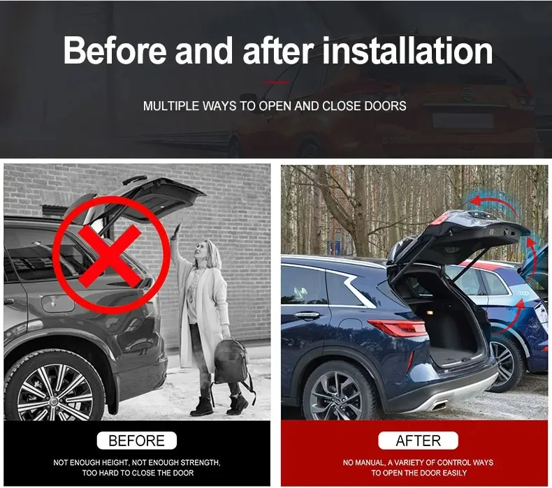 Najnowocześniejsza technologia nadaje się do elektrycznego podnośnika klapy bagażnika Toyota Sienta, wyposażonego w czujnik nożny.