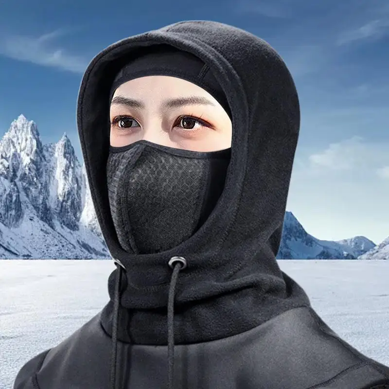 

Cold Weather Face Cover Anti-smog Winter Cold Hat For Cycling Windproof Skiing Head Cover Cycling Snowboarding Shoulder Shawl