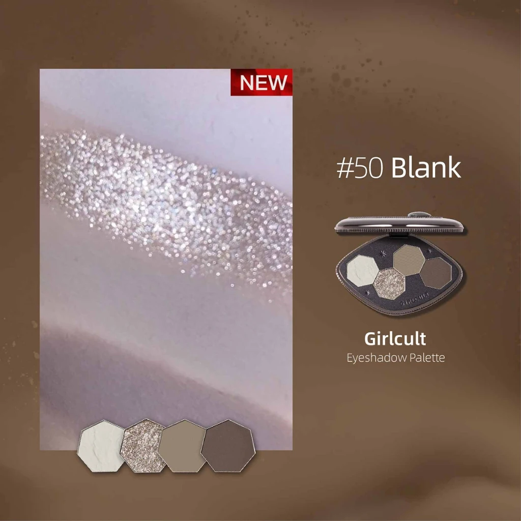 Girlcult Dark series eyeshadow four inventions New metal shiny creative color Cool girl fashion eyeshadow