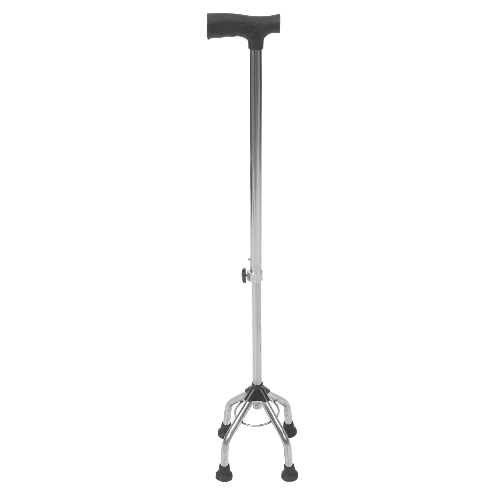 

Quad Cane Elderly Walking Stick Adjustable Crutch Walking Stick Walking Assist Tool non-skid Walking Cane Strong Grip Stability