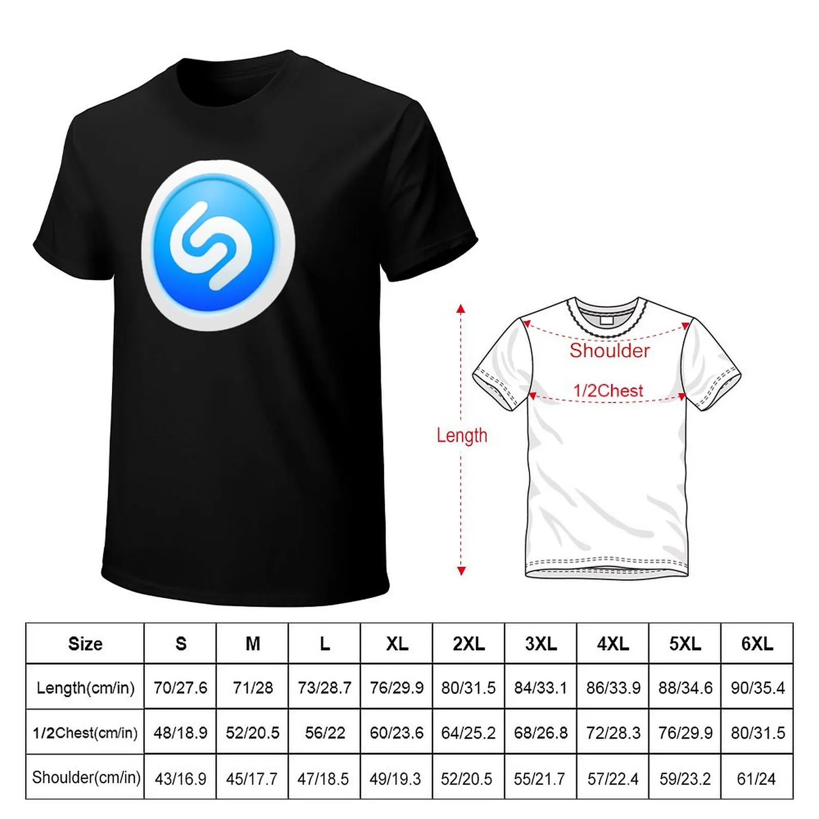 Shazam icon T-Shirt oversized graphic t shirts Aesthetic clothing mens big and tall t shirts