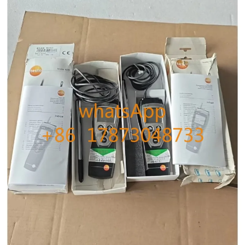 Used Testo 425 thermal anemometer hot wire anemometer high precision industrial air volume air temperature tester