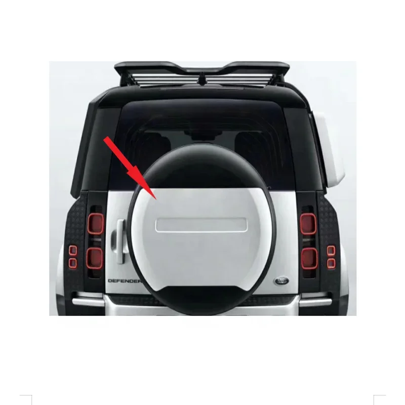 High Quality Car Auto Parts Spare Wheel Tire Cover SUV Exterior Accessories ABS For Land Rover New Defender 90 110 2020+ custom