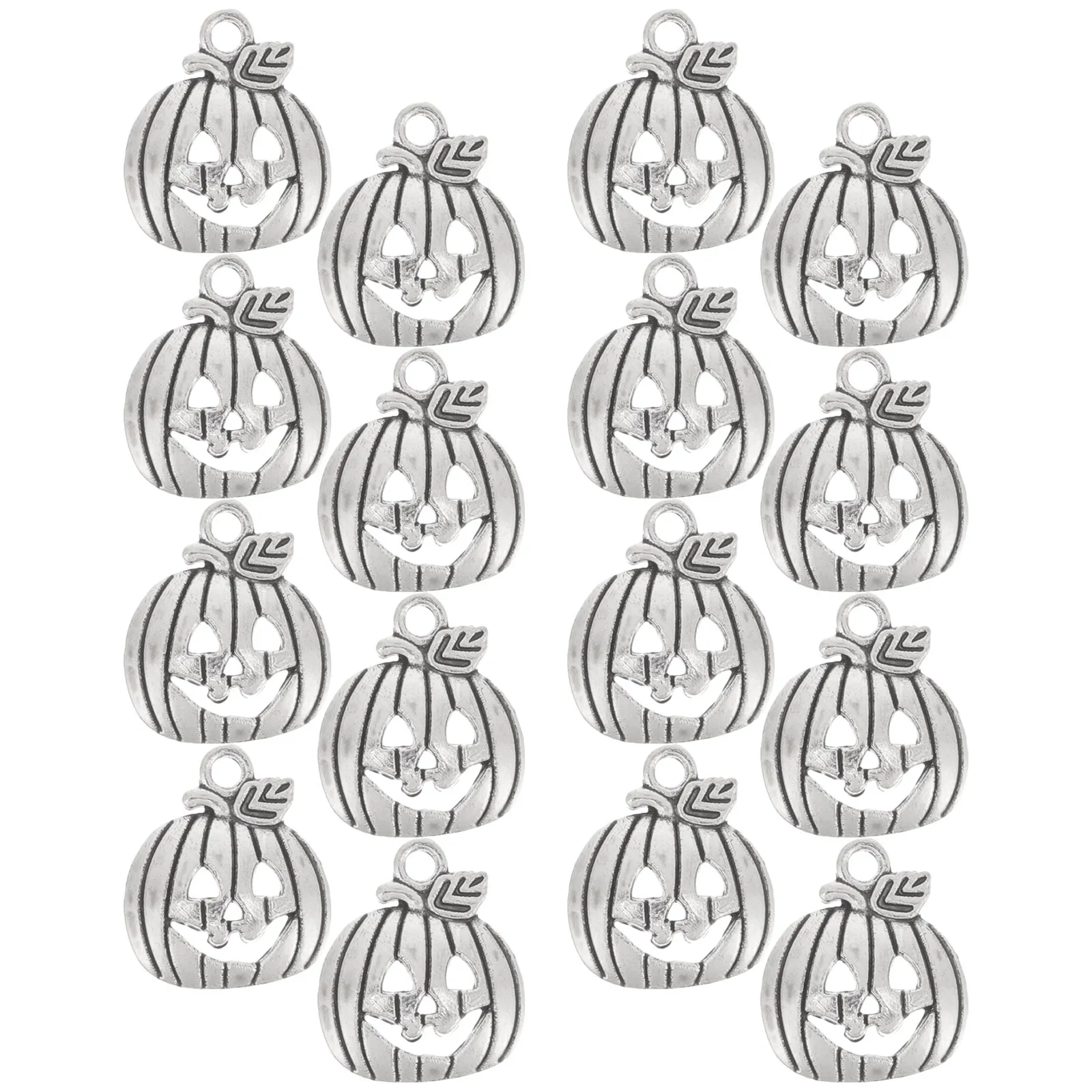 

100Pcs Pumpkin Alloy Pendant Charms for DIY Jewelry Making Necklace Bracelet Earrings Keychain Anklet Sweater Chain Cellphone