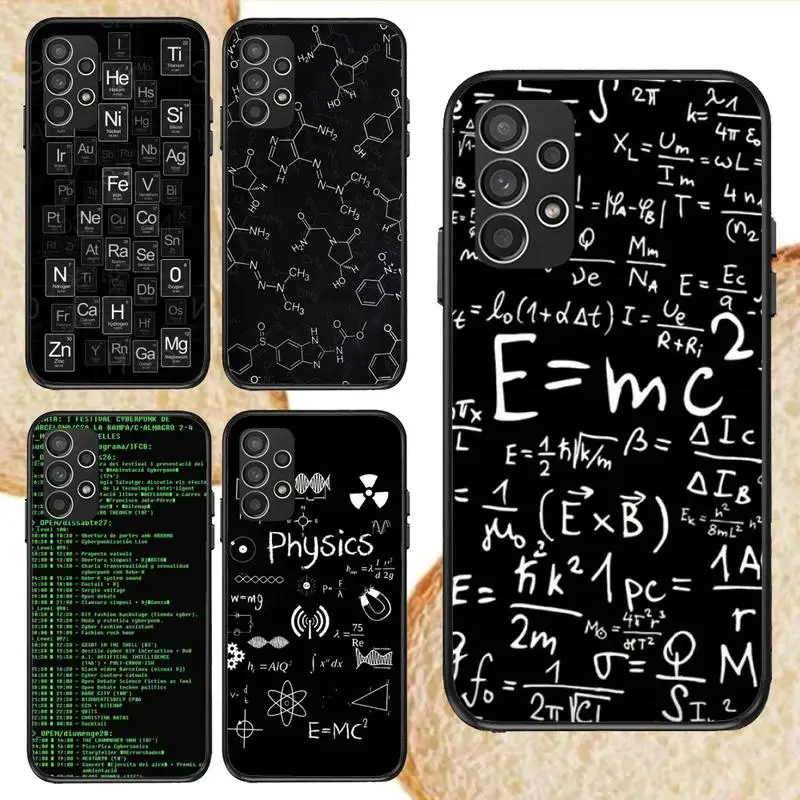 physics Chemical  math formula  Phone Case For Samsung Galaxy S21 S22 S23 Ultra S20 FE S10 Note 20 10 shell