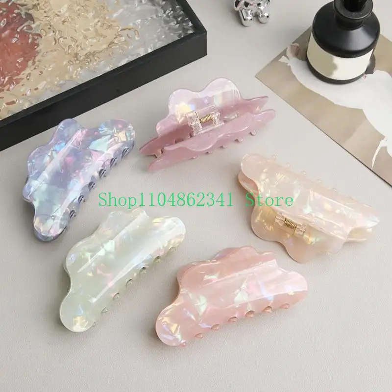 5asd Mạnh mẽ chắc chắn tóc Claw Claw cho nữ acetate clip jaw Pháp tóc Barrettes giữ cho trang phục hàng ngày