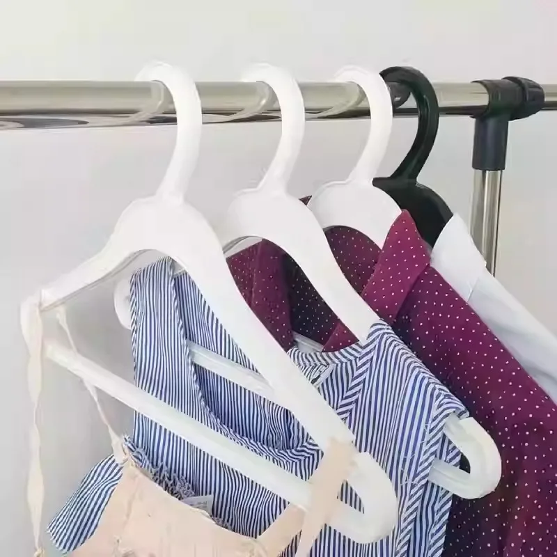 10PCS New Material PP Clothes Hanger, Sturdy Thick Design, Universal for Men & Women,Drying Rack for Hotel, Shop & Factory Sales