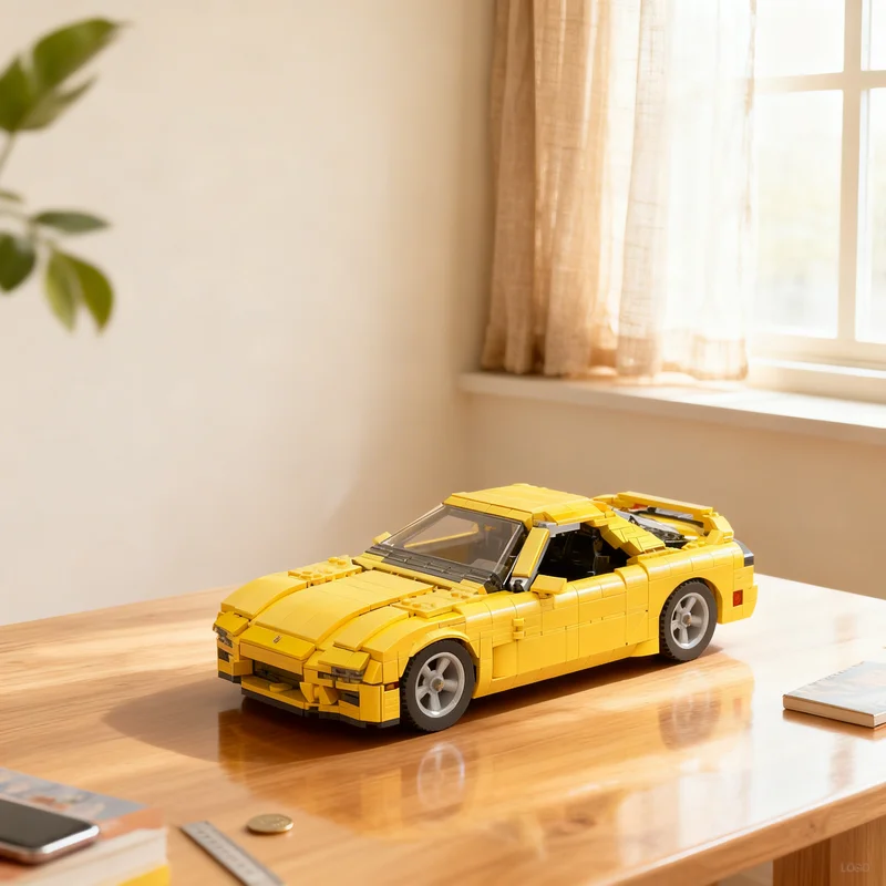 

991pcs MOC Mazda FD RX 7 Creator Expert Model Building Blocks Creative DIY Gift Display Decor Assemble Premium Adult Kids Desk