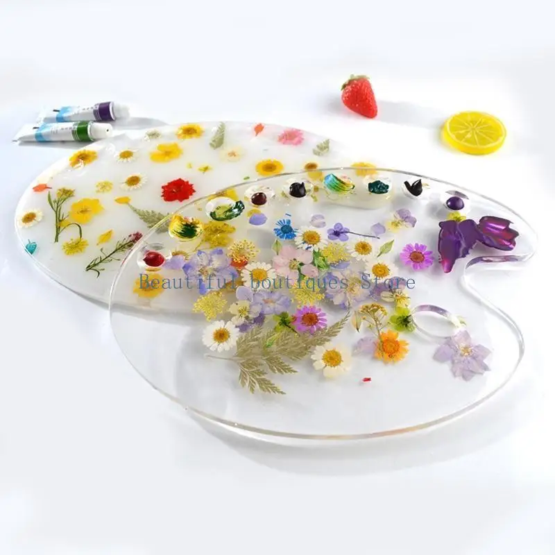 U4LF Artist Paint Paint Silicone Mold Agate Resin