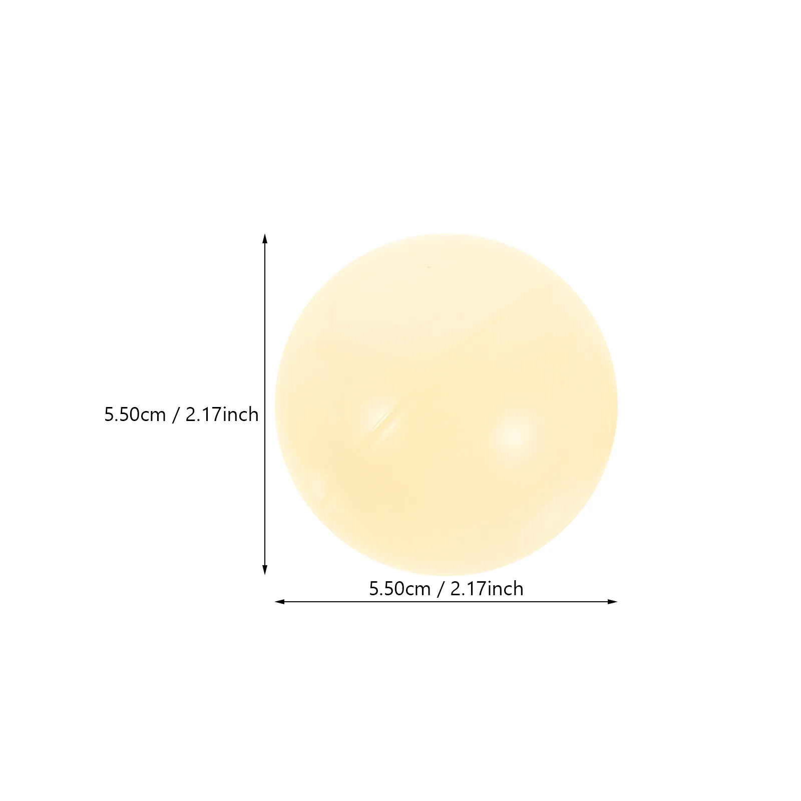 25pcs Macaron-Colored Ocean Balls 5.5cm for Ball Pit – Safe Plastic Kids Toys for Hand-Eye Coordination & Learning