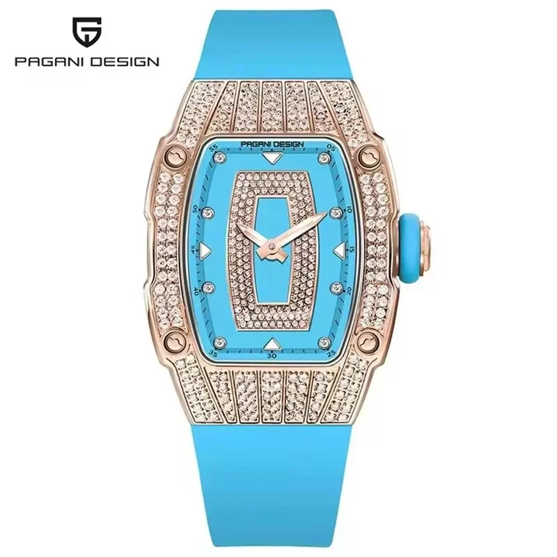 PAGANI DESIGN Women Quartz Watch Exquisite Design Sapphire Crystal Stainless Steel 50M Waterproof Fashion Wristwatch