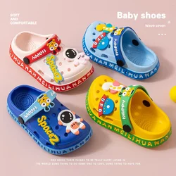 EVA ultra-light boys and girls infants non-slip soft-soled clogs kidsren's Baotou sandals astronaut UFO sandals