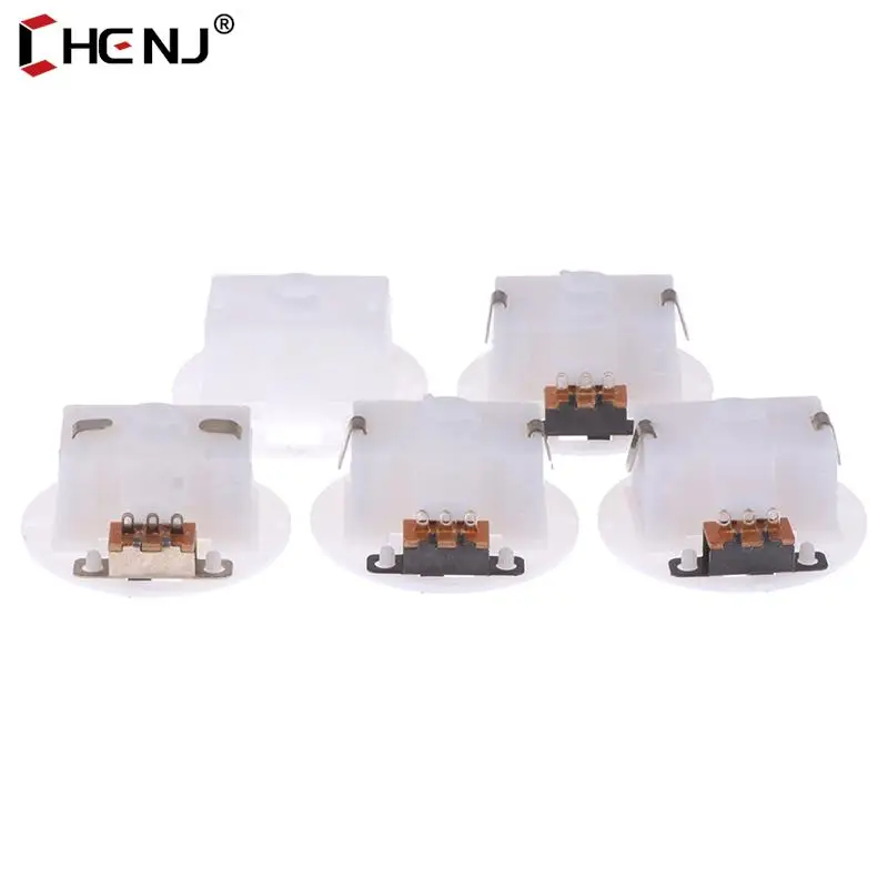 5Pcs For AG13 With Switch Round Base Battery Box Button Compartment Craft Base Battery Storage Case Battery Compartments 3.5cm