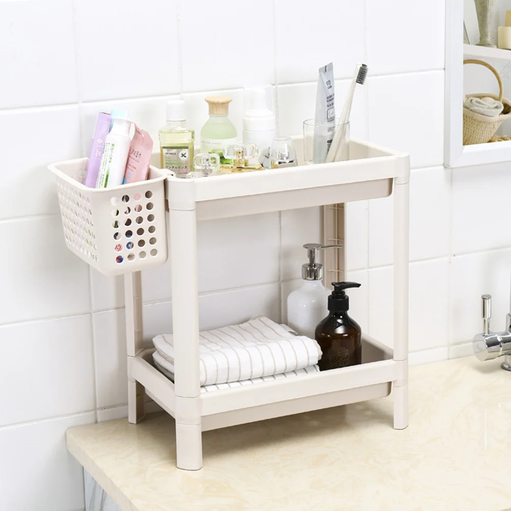 

Hollow Storage Pp Laundry Organizer For Bathroom Kitchen Cabinet, Multi-Use Hanging Basket With Breathable Bottom, Kitchen