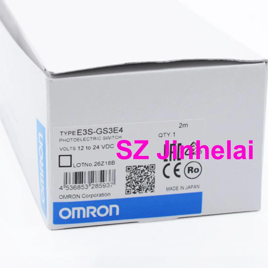 Imagem -05 - Omron-sensor Fotoelétrico tipo U-calha Original Interruptor da Indústria Autêntico 2m 1224vdc E3s-gs3e4 E3s-gs3b4