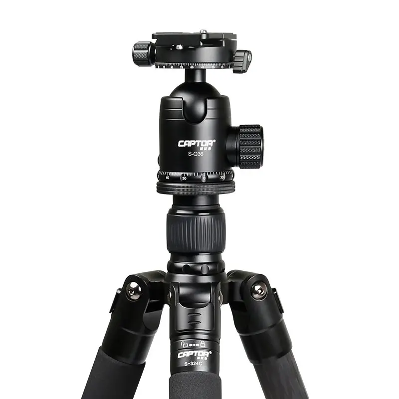 

Foldable camera tripod S-284C| Carbon fiber tripod SLR camera tripod professional photography portable tripod