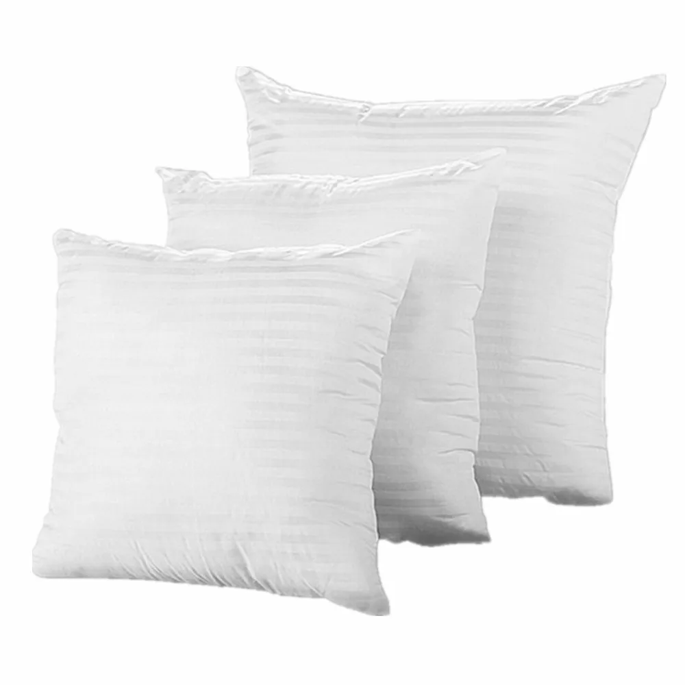 

35/40/45/50/60cm Square White Soft PP Cotton Cushion Core Throw Pillow Case Filler Home Sofa Chair Inner