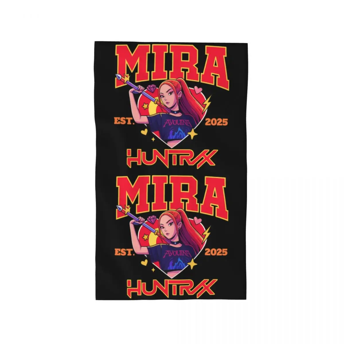 

Personalized Kpop Demon Hunters Huntrix Rumi Zoey Mira Girls Travelling Swimming Camping Towel 100% Coton Face Towels