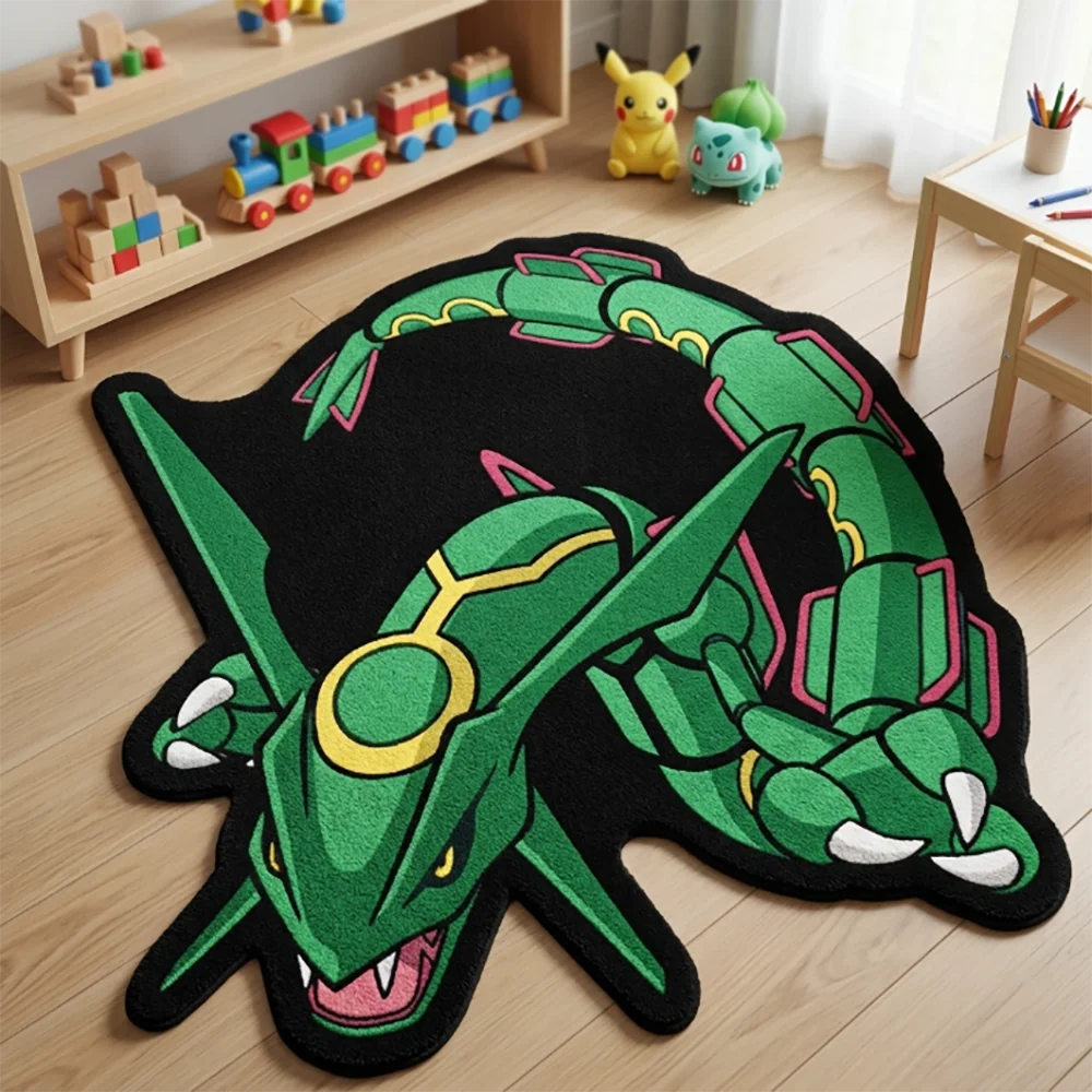 Gaming Accessories To 3D Print - Wytrzymała Mata Pod Drzwi Pokemon Rayquaza