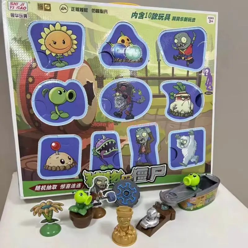 New Plants Vs. Zombies Cartoon Game Character Blind Box Zabawki Zestaw zabawek dla dzieci Kolekcja lalek Dekoracja Zabawki Prezent urodzinowy