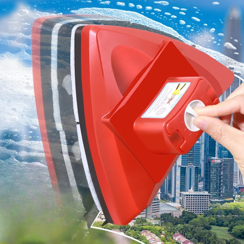 3-30mm High-Rise Double-Sided Glass Cleaner New 6-Speed Magnetices Adjustment Strong Magnetic Window Cleaning Tool