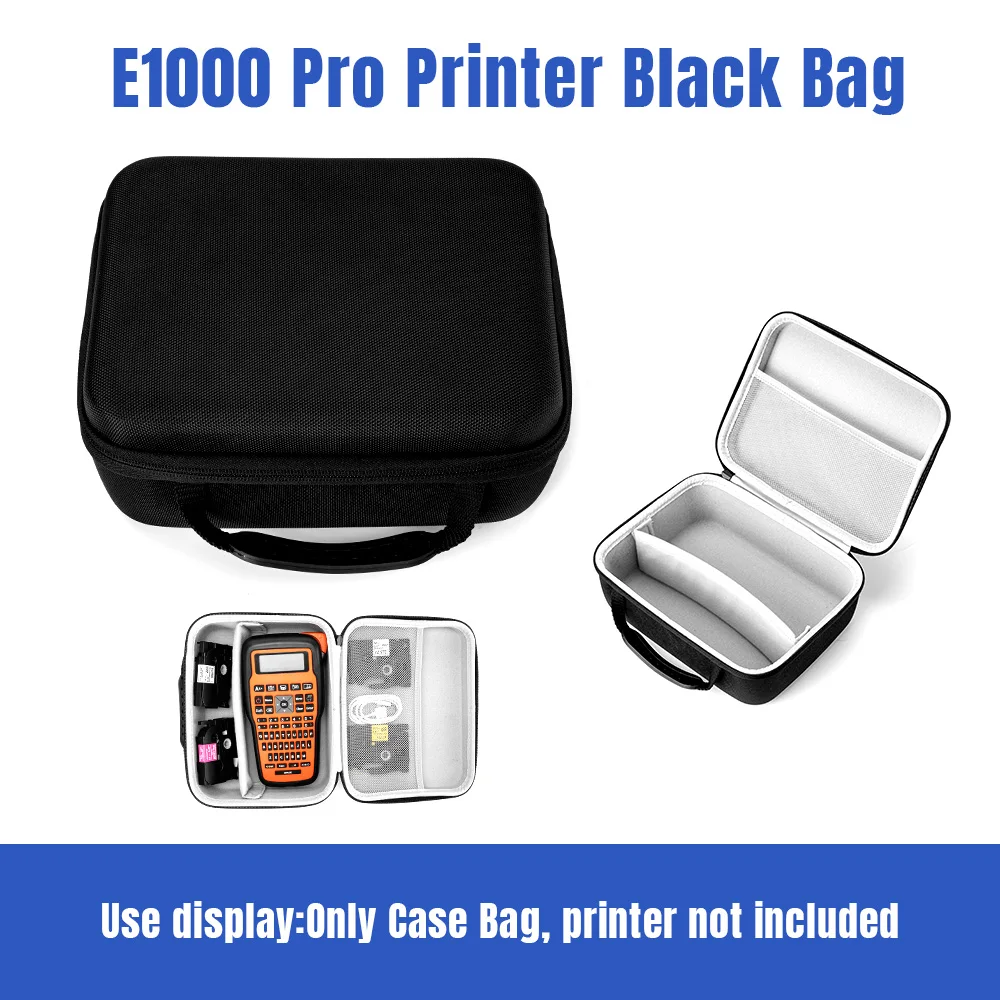 

Сумка-чехол, совместимая с принтером этикеток E1000 PRO, органайзер для хранения, держатель для наклеек, сумка-органайзер для этикетировщика